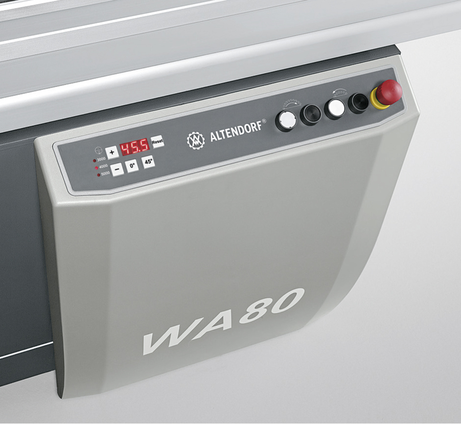 Spodní ovládání formátovací pily Image